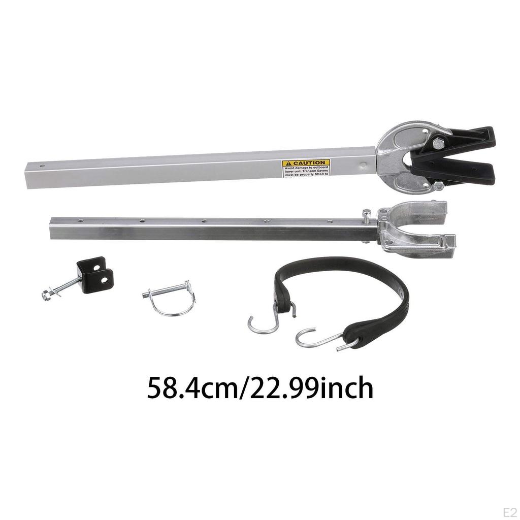 Einstellbare Bootsmotorhalterung, Heckspiegelschutz, Gummi-Außenborderbaugruppe, Rollen- und Anhängerhalterungen