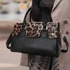 Kožená velkokapacitní taška Dámská taška Nová kabelka zahraničního stylu Leopardí potisk Dámská velká taška Měkká kožená dámská taška