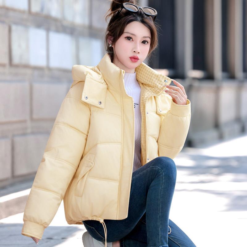 Short winter new cotton-padded clothes, thickened and warm, fashionable Korean version of women's cotton-padded jackets