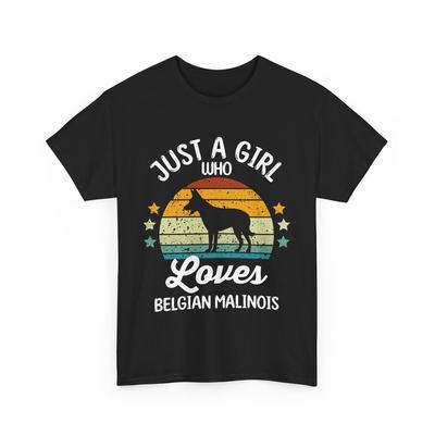 Hondenbezitter Liefhebber | Gewoon een meisje dat van Belgische Mechelaars houdt T-shirt