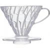 Hario V60 Transparenter Dripper 01 Klar Für 1 2 Tassen Kaffee Handaufguss Hergestellt in Jap