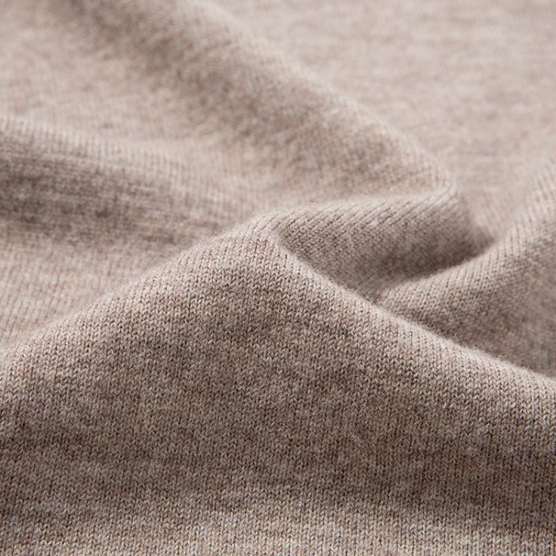 Spring Autumn Australian Merino Wool Sweater Thickened High-Neck Zip-Up Thermal Breathable