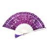 Yousheng Vintage Lace Folding Fan with Tassel Wedding Party Bride Hand Held Fan Portable Summer Fan Decoration Dance Performance Props Party