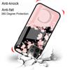Glass Case For Apple iPhone 14 13 Pro 11 12 7 8 Plus SE 2022 XR X XS Max 6 6S Phone Cover Custom Cherry Blossom Flower Initial