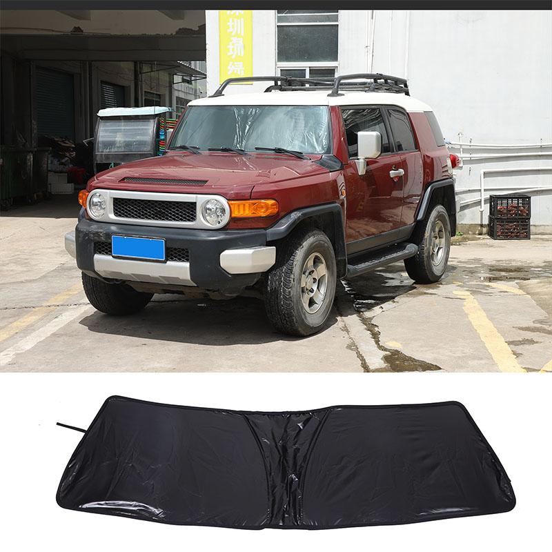 Aluminum Foil Car Front Windshield Full Window Glass Sun Visor Protective Cover For Toyota FJ Cruiser 2007-2025 Car Accessories