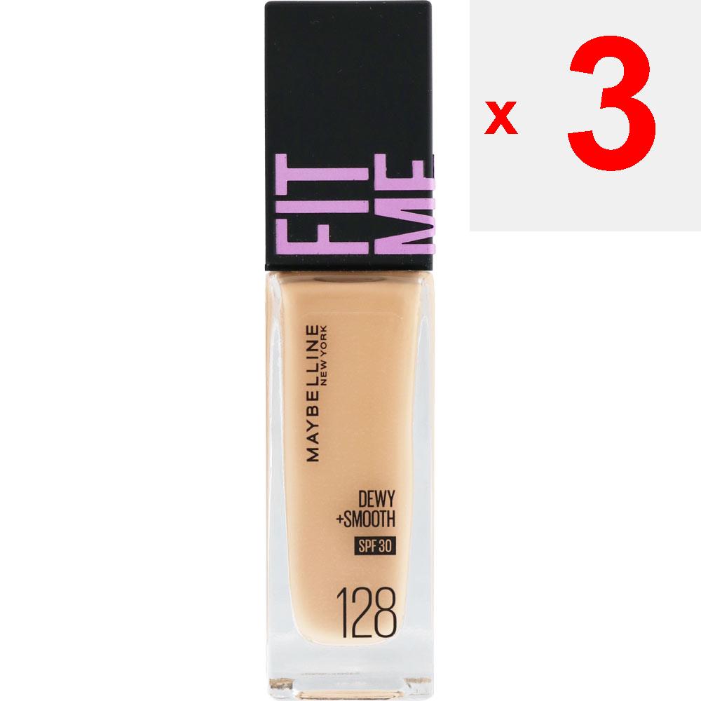 MAYBELLINE NEW YORK Maybelline Fit Me Liquid Foundation D N128 Skin Makeup After Conditioning the Skin with Lotion and Primer, Take an Appropriate Amo