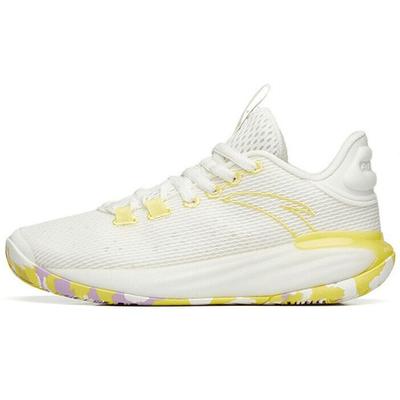 Zapatillas de Baloncesto de Caña Baja Light Bubble 2 Resistentes al Desgaste Antideslizantes para Hombre Zapatilla Blanco Marfil 112221616-3