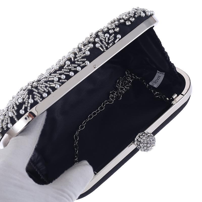 Glitter Evening Clutch Bag For Women Party Dress Prom Wedding Handbag Purse Lady Shiny Crossbody Shoulder Bags