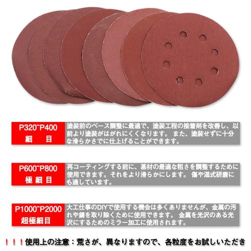 Sanding Paper (40-Piece Set/320, 400, 600, 800, 1000, 1200, 1500, 2000/8 Grits, 5 Pieces Each) Sanding Discs, Disc Paper, Waterproof Sandpaper, Magic
