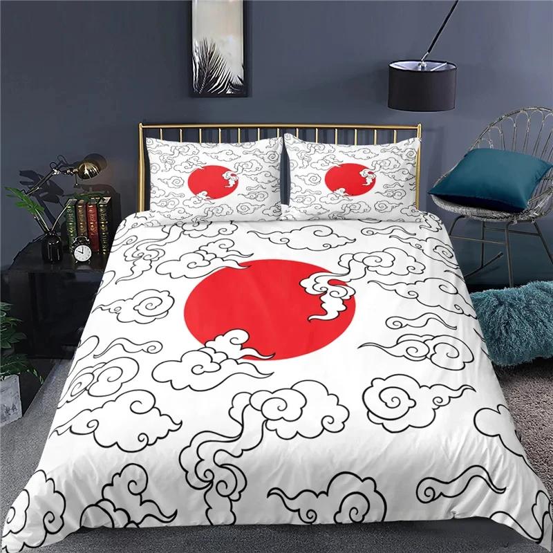 Luxury 3D Japanese Style Print Home Living Comfortable Duvet Cover Set Boys Bedding Set Queen And King Eu/Us/Au/Uk Size