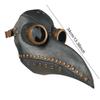 Halloween Costume Steampunk Bird Mask Long Nose Beak Doctor Crow Mask Latex Masquerade Vent Adjustable Size Festival Accessories