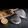 Stainless Steel Strainer Colander Wooden Handle Fine Mesh Skimmer Frying Food Scoop Oil Filter Household Kitchen Utensils
