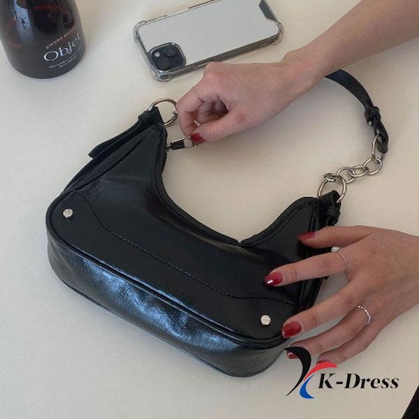 Mini borsa a tracolla in tela di iuta