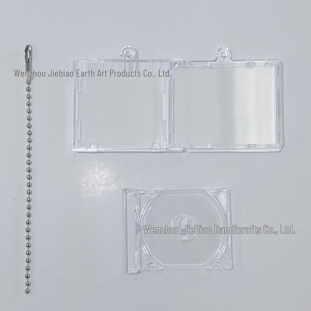 Acrylic Mini CD Case NFC Keychain Star Pendant DIY Merchandise