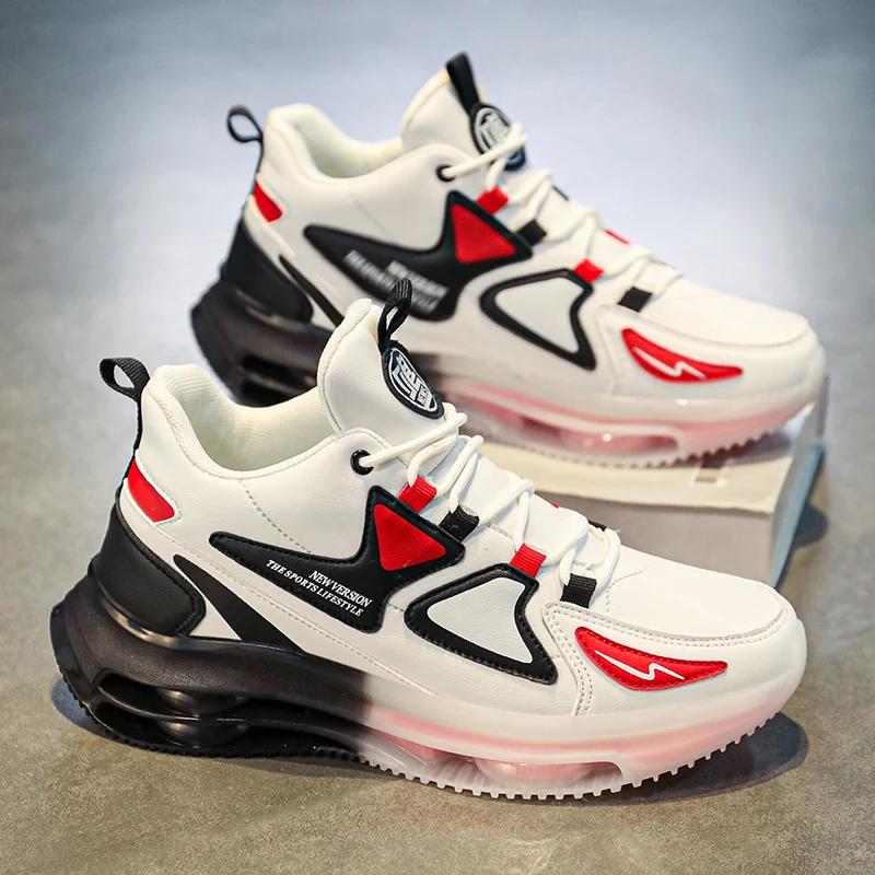 Модная мужская спортивная обувь Высокоэластичная обувь Увеличивающая рост Износостойкая — фото 3