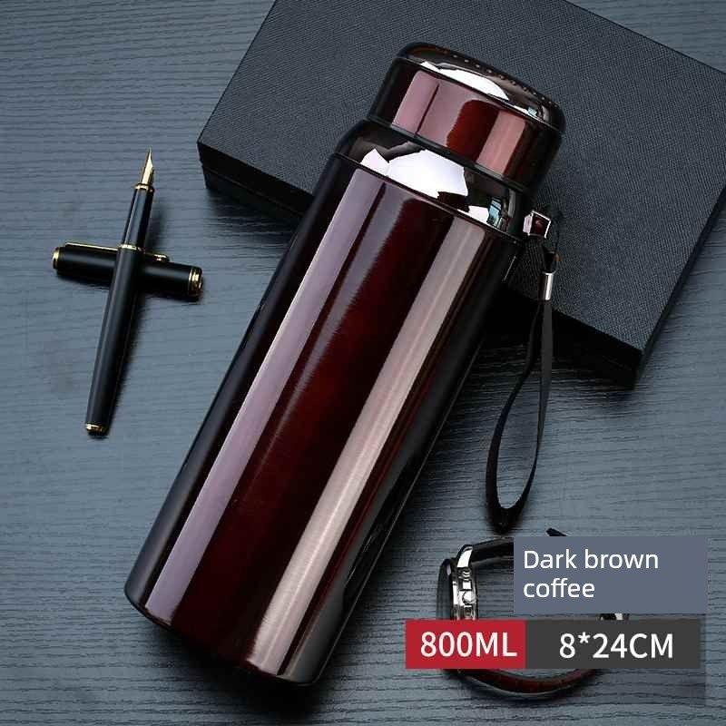 Imported High-End 316 Stainless Steel Large-Capacity Thermos Cup for Men and Women, Suitable for Outdoor, Portable, Fitness, Business, and Tea Brewing