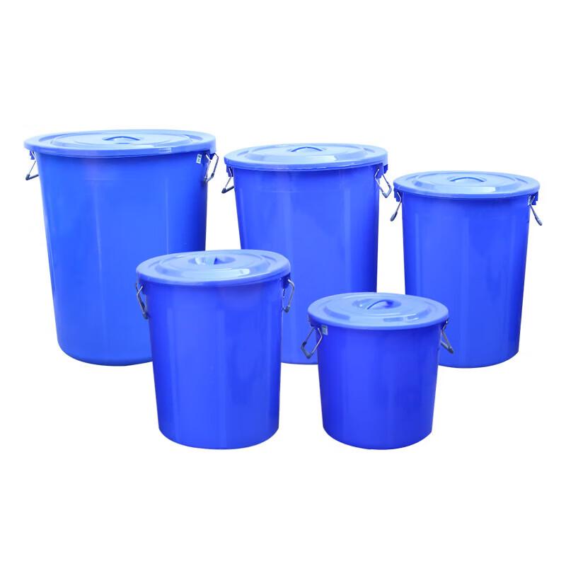 COKRSUPE Large Plastic Water Storage Bucket with Lid