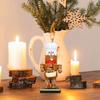 Christmas Nutcracker Figures Wooden Nutcracker Statues Christmas Decor Sculpture Table Centerpieces For Kids Party Bedroom