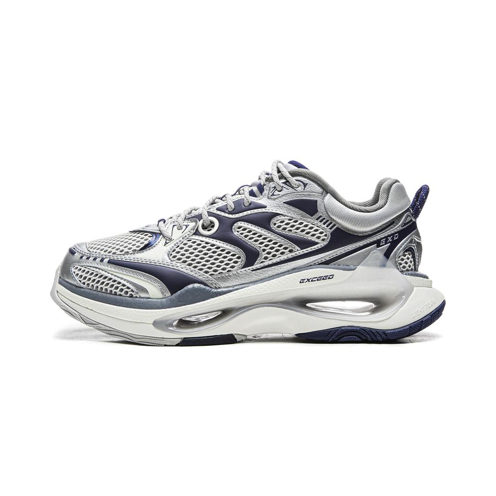 Li Ning Exceed Infinity Abrasion Resistant Breathable Low Top Casual Shoes Unisex AZGV295-1
