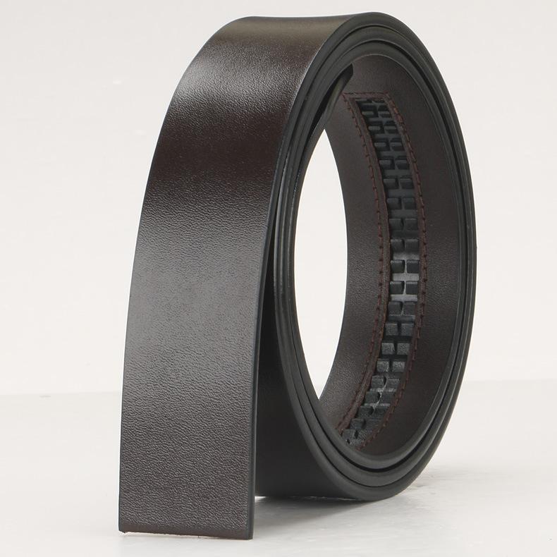 

Двусторонний двухслойный ремень из коровьей кожи Мужской корпус ремня-автомата Ретро коровья кожа без сэндвич-корпуса ремня 110-130CM