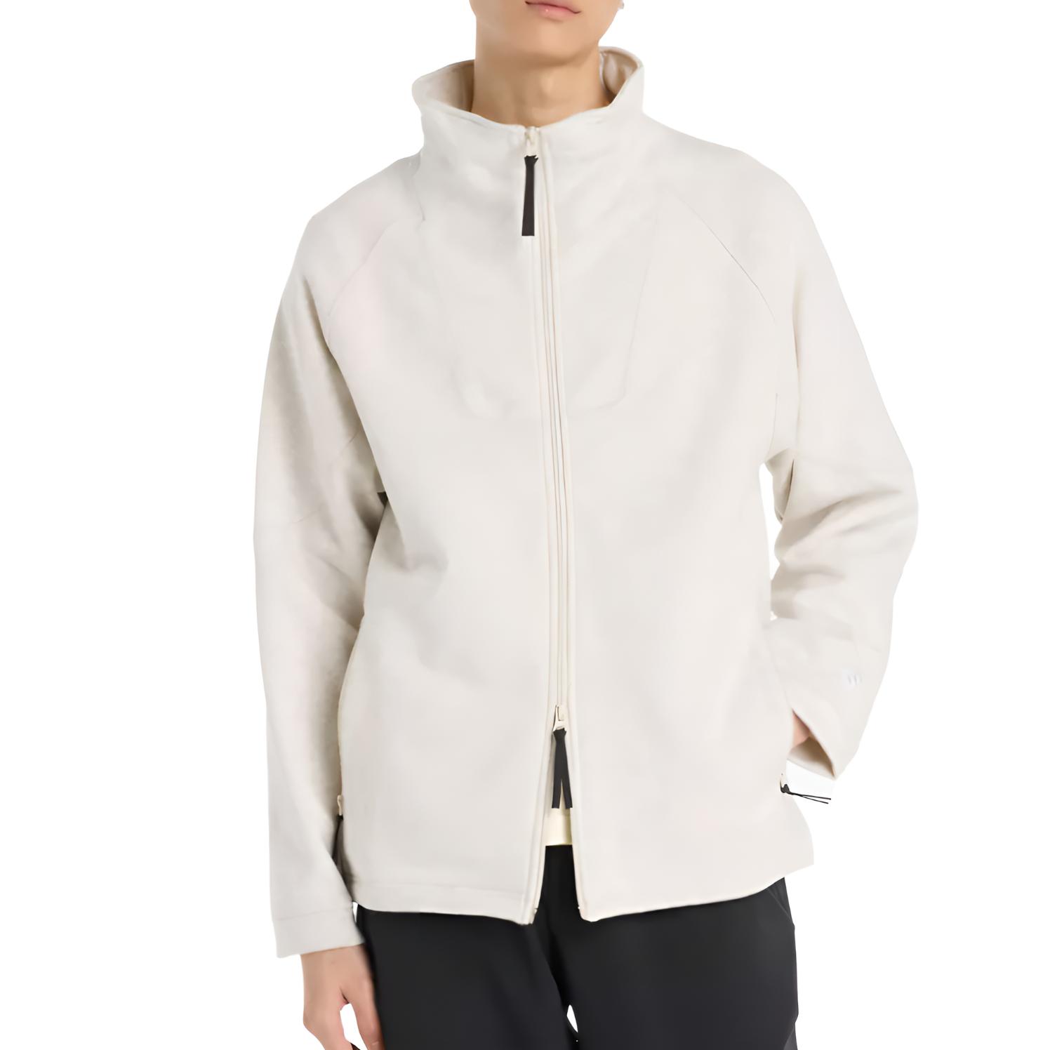 New Balance NB Grey Sweatshirt Men s Ecru AMJ53638-OTH L