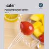 ZISIZ Disposable Plastic Fruit Forks