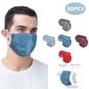 50PCS Disposable Mask 3-Layer Non-Woven Protective Breathable Mask