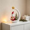 Christmas Figurine Decorative Tabletop Ornament for Holiday Home Decor