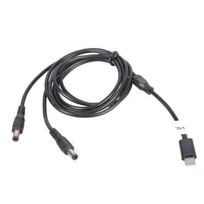 Type C To 5.5x2.5mm Power Adapter Cable Fast Charging Cable 12V 3A Suitable for LED Strips Router Box Camera Speaker