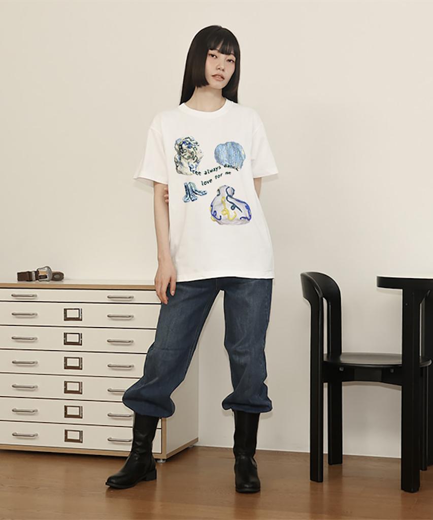 Ttunu Artist Hawkma Kim, Dances Love For Me Short-Sleeved T-Shirt