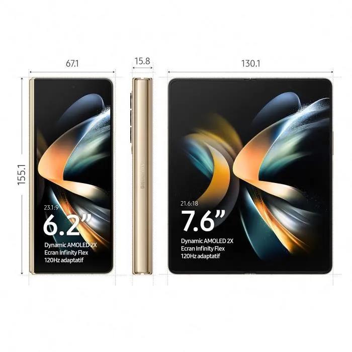Samsung Galaxy Z Fold4 5G Sbloccato Dual SIM 12GB RAM 256GB/512GB Smartphone Pieghevole