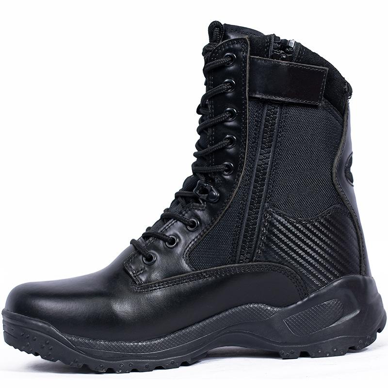 High Top Boots Black Outdoor Integrated Desert Hiking Mountaineering Shoes