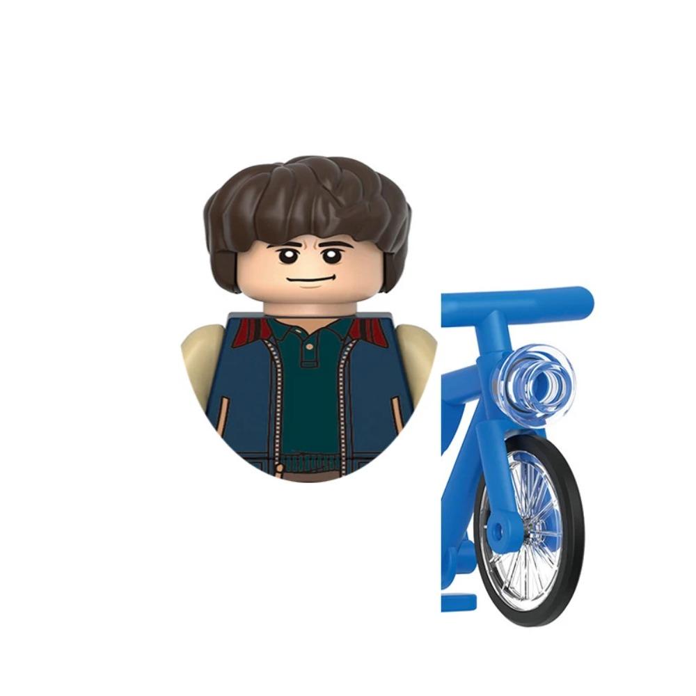 4Pcs/Set Dustin Eleven Mike Will Hopper Joyce Brenner Demogorgon Vecna Model Buliding Blocks Bricks Construction Toys For Kids
