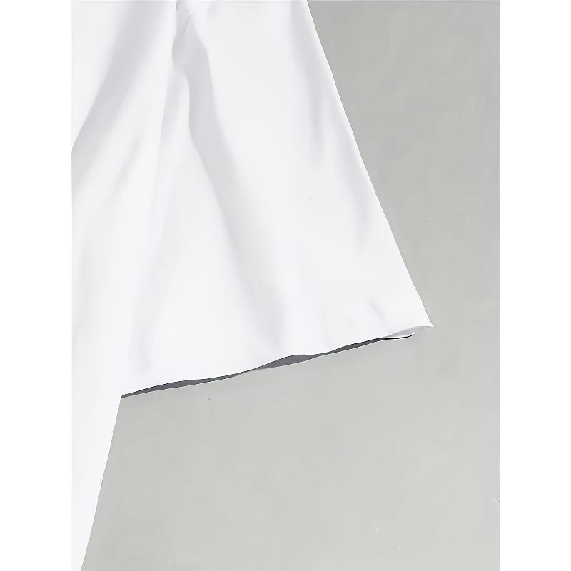 European Sizes Men's Retro Cyrillic Love Letter T-Shirt - Breathable Short Sleeve Shirt with Cyrillic Script Print, Elastic Round Neck