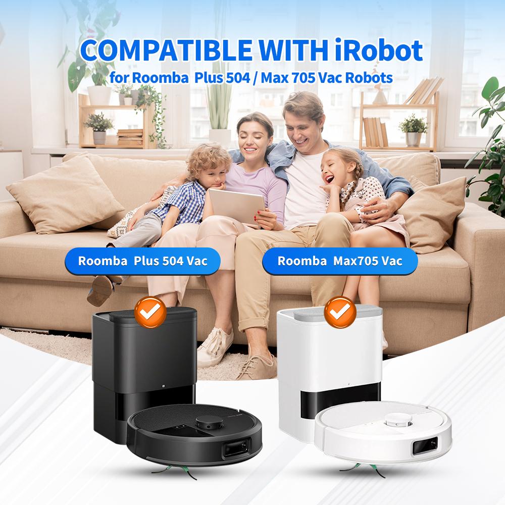 פילטר HEPA חלופי עבור iRobot Roomba Max 705 Vac /Plus 504 Vac שואב אבק רובוטי חלק מסך מסנן רחיץ אביזרים