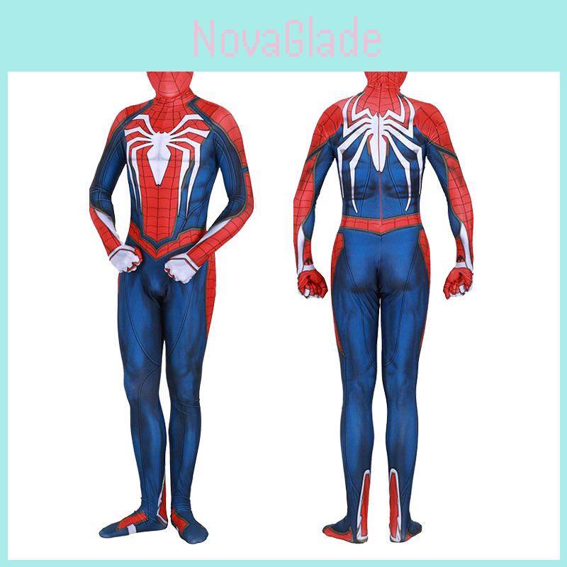 Kostium Cosplay Ps4 Insomniac Spider-man Druk 3d Dorosły Dzieci Strój Spidey Zentai Z Wykwintnym Wykonaniem I Oddychającego Materiału Lycra