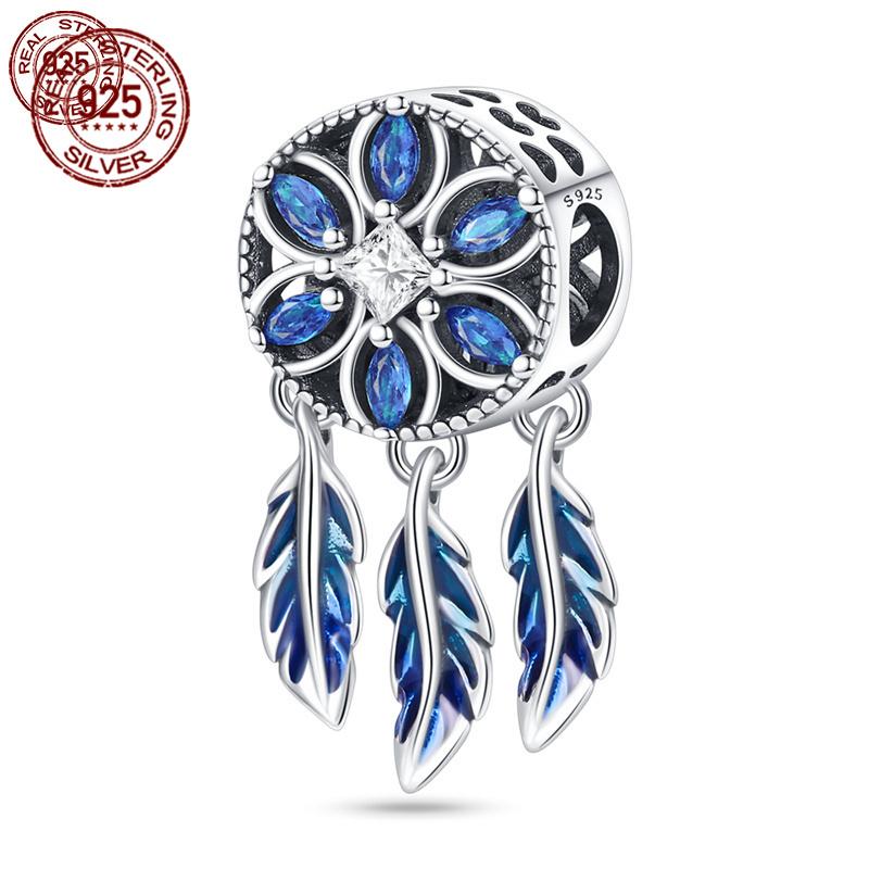 Original Fit 3MM Bracelet S925 Silver Dreamcatcher Series Dream Pendant Charms DIY For Women Jewelry Birthday Gift