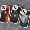Horror Movie V For V-vendettaS Phone Case For IPhone 16 15 14 13 12 11 Pro Max Plus Leather Soft Cover