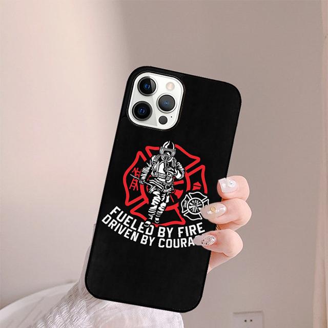 Firefighter Heroes Fireman Phone Case For iPhone 17 Air 13 12 14 15 16 Cover For Apple Pro Max Plus Coque