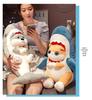 Shark Dog Plush Toy - Funny Hugging Pillow & Sleep Companion for Girls' Birthdays