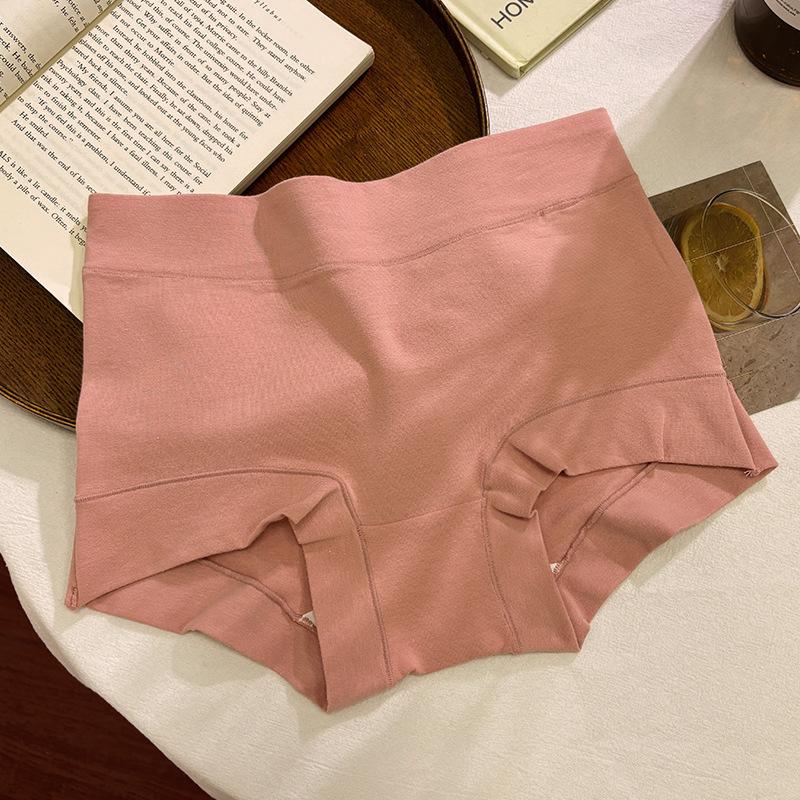 

Женские весенне-осенние удобные трусы-слипы из чистого хлопка с высокой посадкой на бедрах и плоским углом M