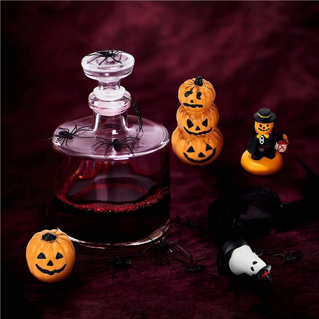 Halloween Decoration Set Festival Adornment Miniature Models Craft Mini Figurines Micro Landscape Ornament Garden Decorations