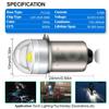 SOFOC P13.5S LED Torch Bulb 6-30V ACDC 6000K White Decorative Light DIY Indicator Lamp OutdoorBicycle Headlamp Maintenance Penlight (2pcs)