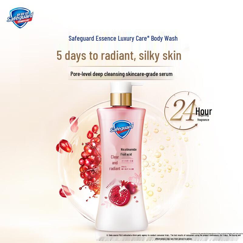 

Safeguard Rejuvenating Red Pomegranate Scent Shower Gel