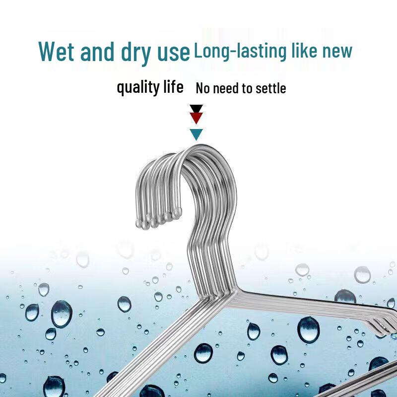 Jian'an Thickened Stainless Steel Clothes Hangers