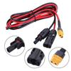 Waterproof IP67 Solar Panel to XT60 Female Connectors Cable 12AWG for Car and Solar Generators