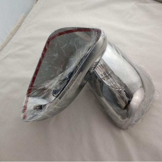Chrome LED Rearview Mirror Side Lid Cover Trim For 2005-2006 Toyota Corolla 2pcs