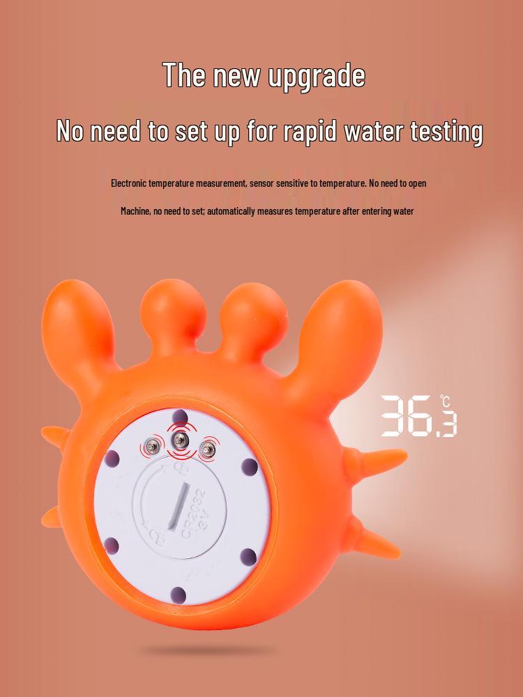 Best-Selling Waterproof Silicone Bath Thermometer for Babies & Children: Indoor Water Temperature Measurement Device