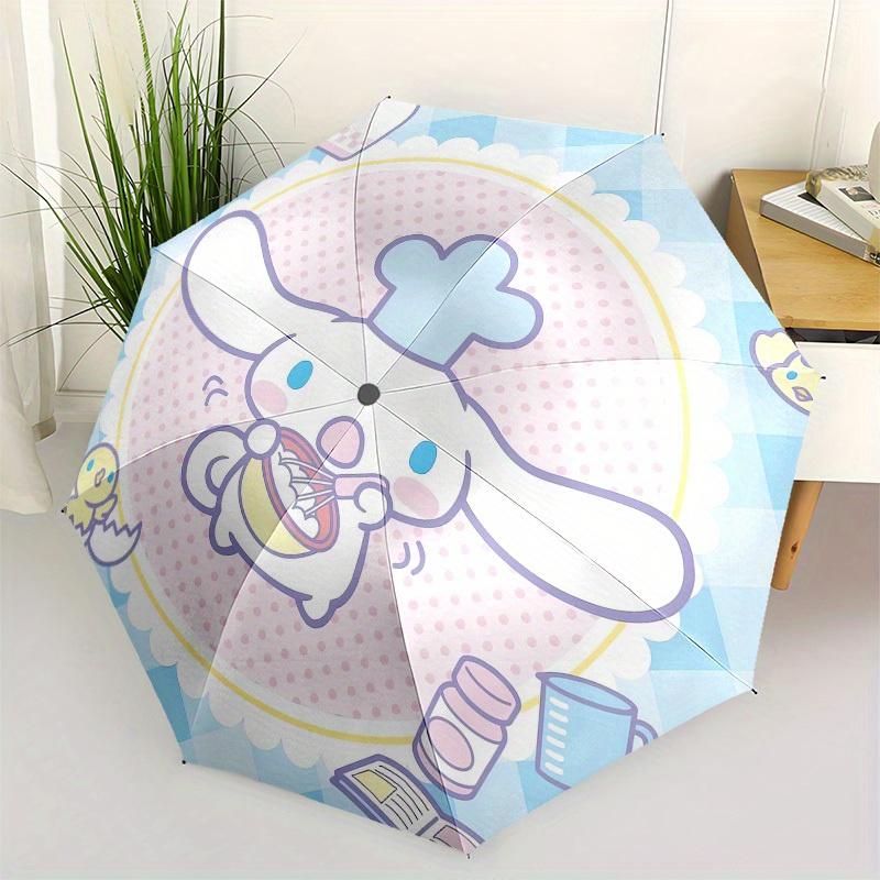 

1pc Cinnamoroll Chef Illustration Umbrella with Plastic Handle,Suitable for All Seasons Home Travel Outdoor UmbrellaSanlio122