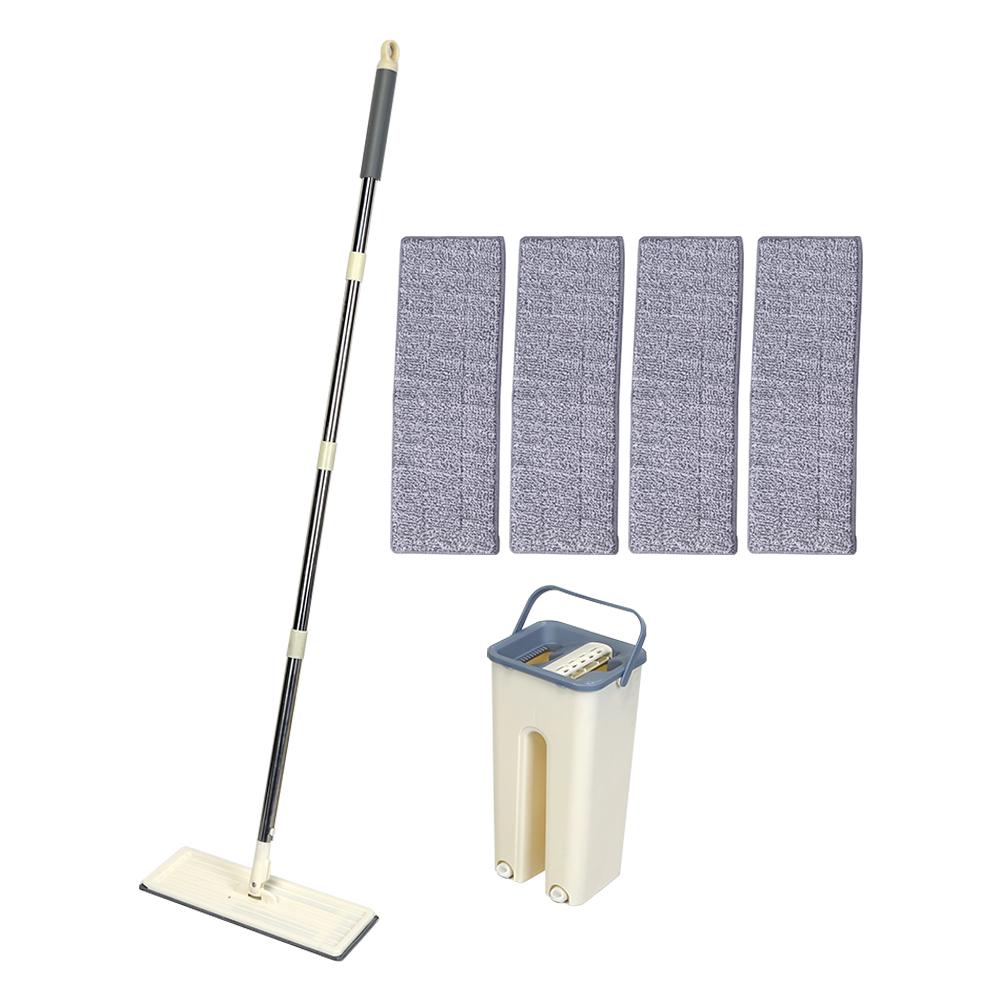 Squeeze Cleaning Bathroom Mop Multipurpose Microfiber Squeeze Mops Cloth Water Absorption Household Cleaning Tool